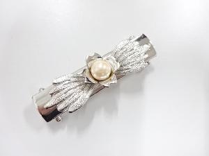 アンティーク　パール　帯留め